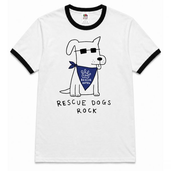 Rescue Dogs Rock Ringer T Shirt